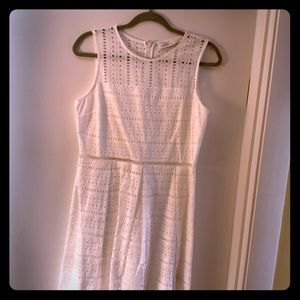 Vineyard Vine White Linen Dress